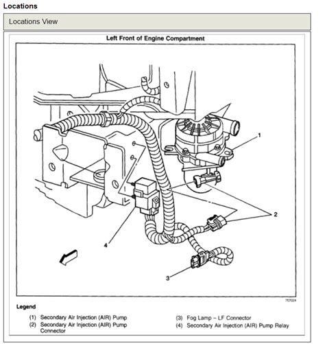 Chevrolet models are covered S10, S10 Blazer. . 2001 chevy s10 secondary air injection system diagram